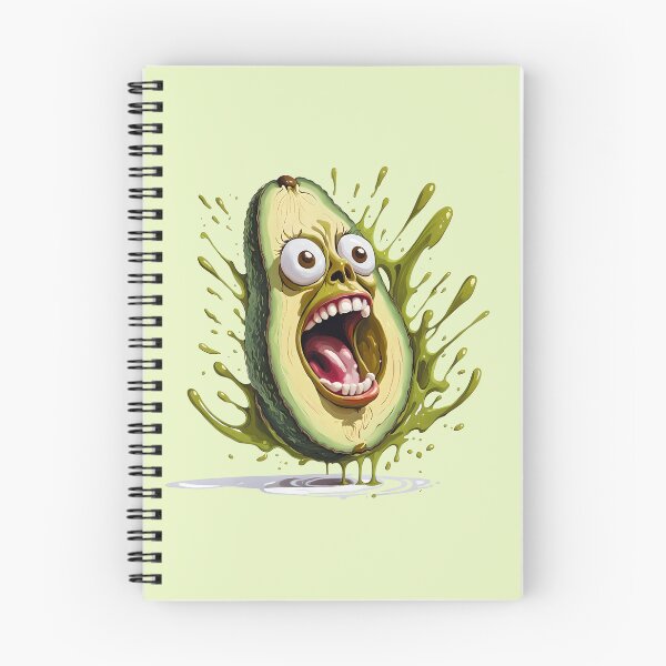 Item preview, Crazy Screaming Avocado Funny Caricature Green designed and sold by ShaViArt.