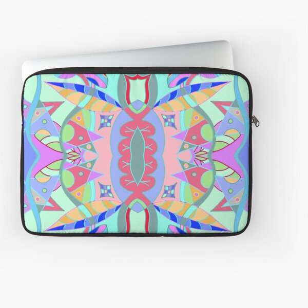 The earth song of leaves -blue Laptop Sleeve