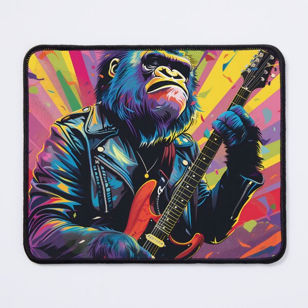 Artikelvorschau, Rockin' Gorilla Guitarist: Einzigartiges Design auf Redbubble entworfen und verkauft von harmzk90.