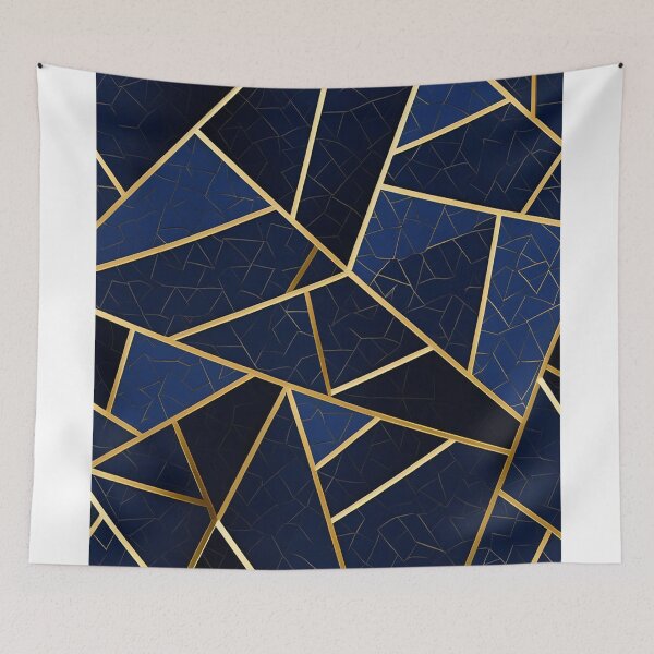 Item preview, Blue patterns designed and sold by saly55887.