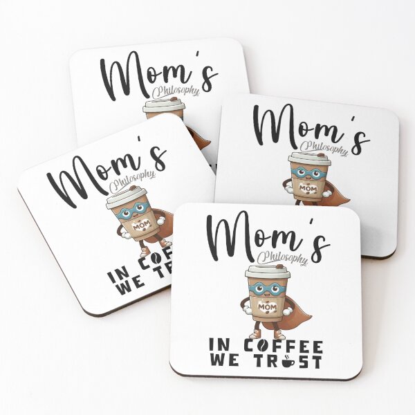 Item preview, In Coffee We Trust - Mom's Best Philosophy Design by EgyApe designed and sold by egyape ⭐⭐⭐⭐⭐.