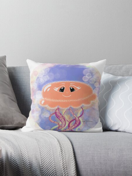 Artikel-Vorschau von Kawaii Qualle Qualle Kunst Illustration Bild Design, designt und verkauft von SarahsArt3.