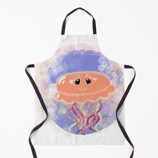 Item preview, Kawaii Qualle Jellyfish Kunst Illustration Bild Design designed and sold by Sarahtangermann.