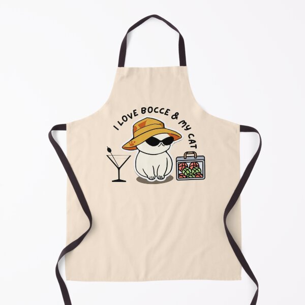Item preview, I Love Bocce Ball and My Cat designed and sold by SunfullyYours.