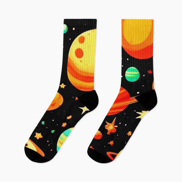 Item preview, Warm-Toned Cosmic Cartoon Art designed and sold by Health And Fitness Posts e-Store.