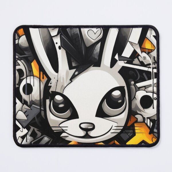 Item preview, Rabbit abstract wallart graffiti geometry designed and sold by Toms Tee.