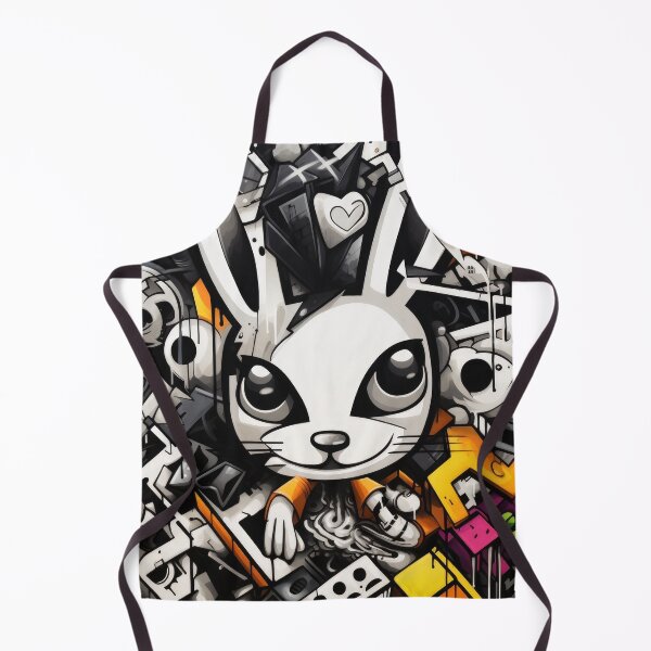 Item preview, Rabbit abstract wallart graffiti geometry designed and sold by Toms Tee.