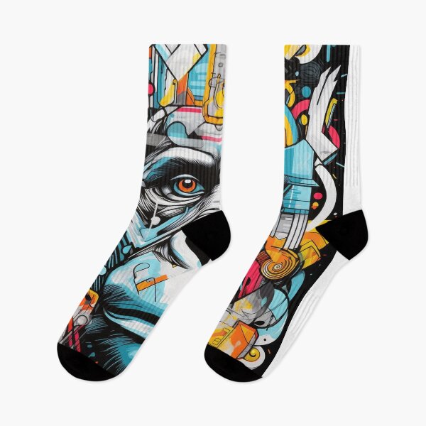Item preview, Gorilla Cartoon Wallart Graffiti Geometry designed and sold by Toms Tee.