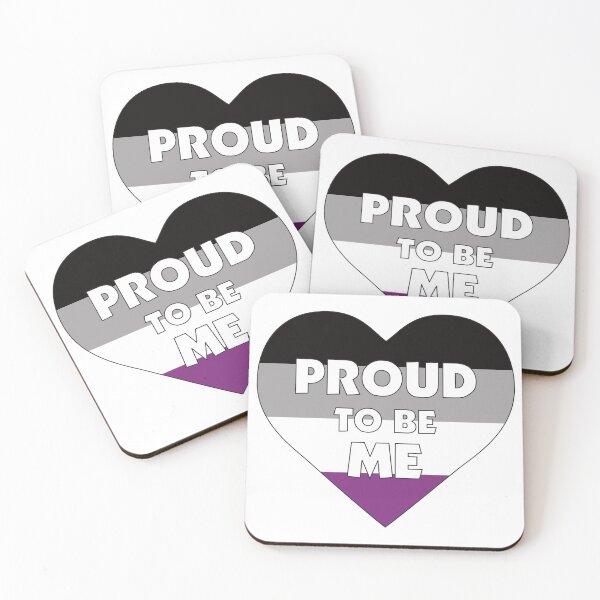 Item preview, Proud to Be Me LGBTQ+ Ace Asexual Pride Flag Heart designed and sold by JoyfulJen.