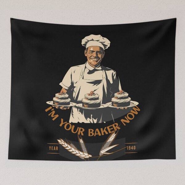 Item preview, Immortal Baker: Travel back in time with this digital masterpiece (1940) designed and sold by Artedig.