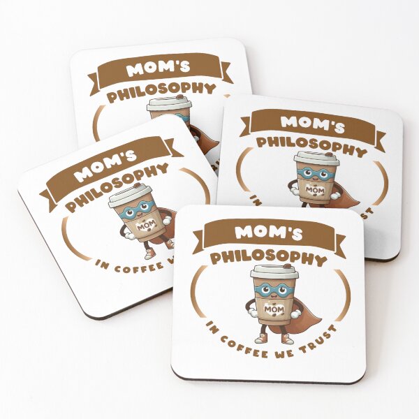 Item preview, In Coffee We Trust - Mom's Philosophy Creative Design by Egyape designed and sold by egyape ⭐⭐⭐⭐⭐.