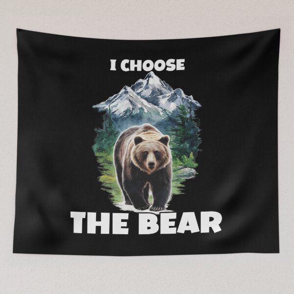 Item preview, I Choose The Bear Motivational Saver  designed and sold by ArtFromBeyond.