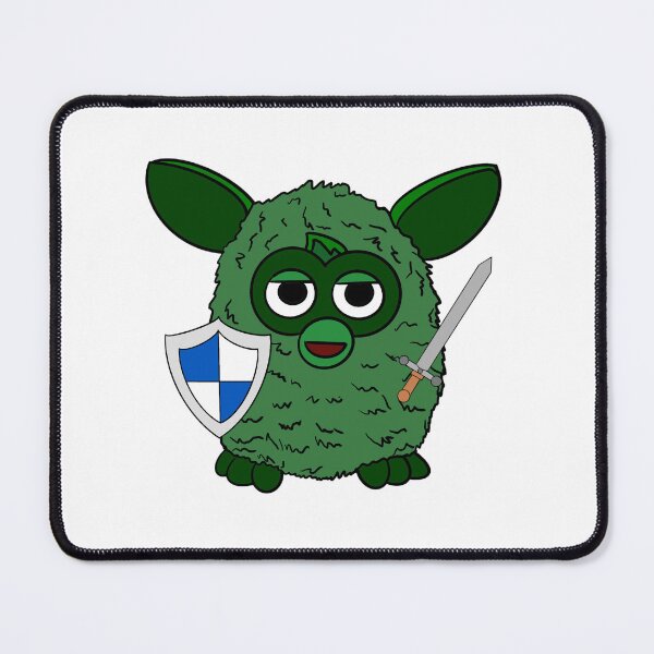 Item preview, Forest Green Knight Furby designed and sold by Animals-by-JB.