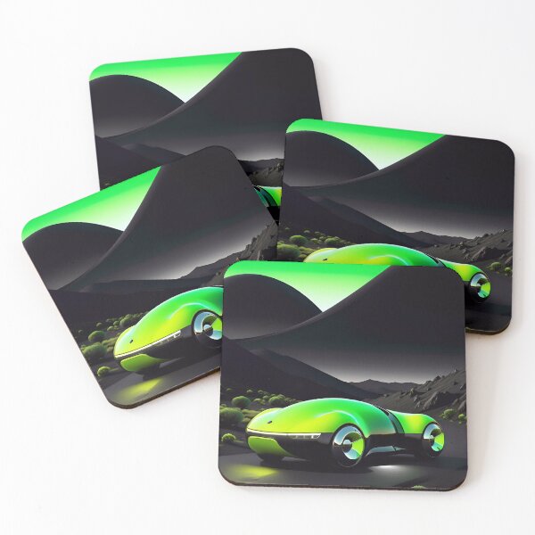 Item preview, Cool Futuristic Electric Sports Car On A Alien Planet designed and sold by TheArtOfPat.