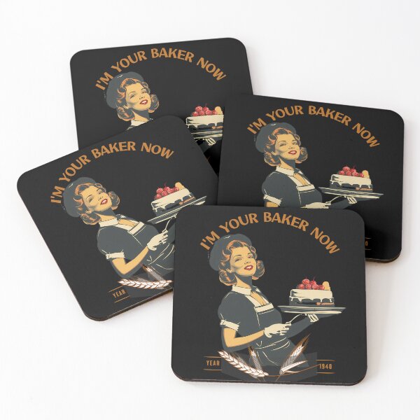 Item preview, Unique gift: Surprise someone with this digital work of a 1940s baker designed and sold by Artedig.