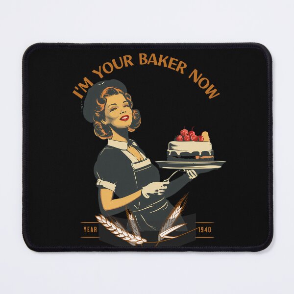 Item preview, Unique gift: Surprise someone with this digital work of a 1940s baker designed and sold by Artedig.