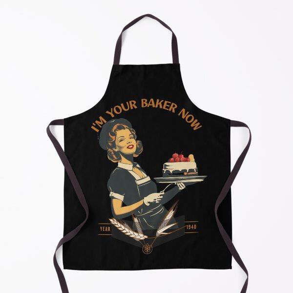 Item preview, Unique gift: Surprise someone with this digital work of a 1940s baker designed and sold by Artedig.