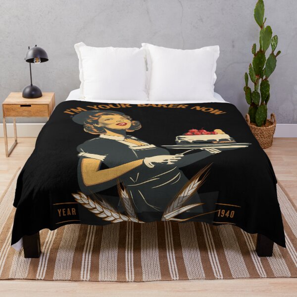 Item preview, Unique gift: Surprise someone with this digital work of a 1940s baker designed and sold by Artedig.