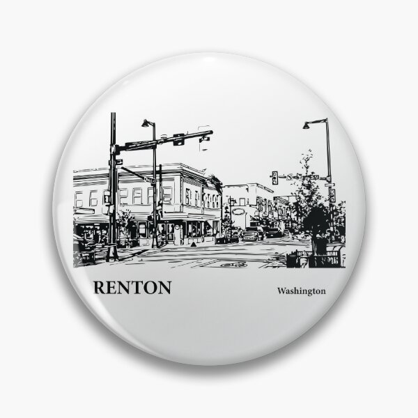 Item preview, Renton Washington designed and sold by Lakeric Cityscapes.