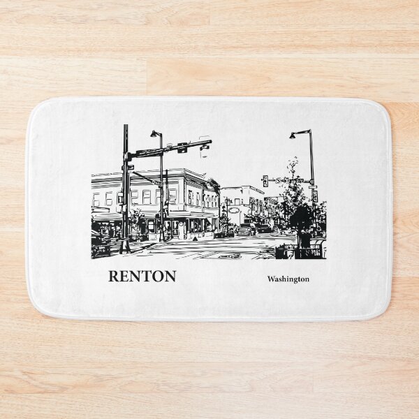 Item preview, Renton Washington designed and sold by Lakeric Cityscapes.