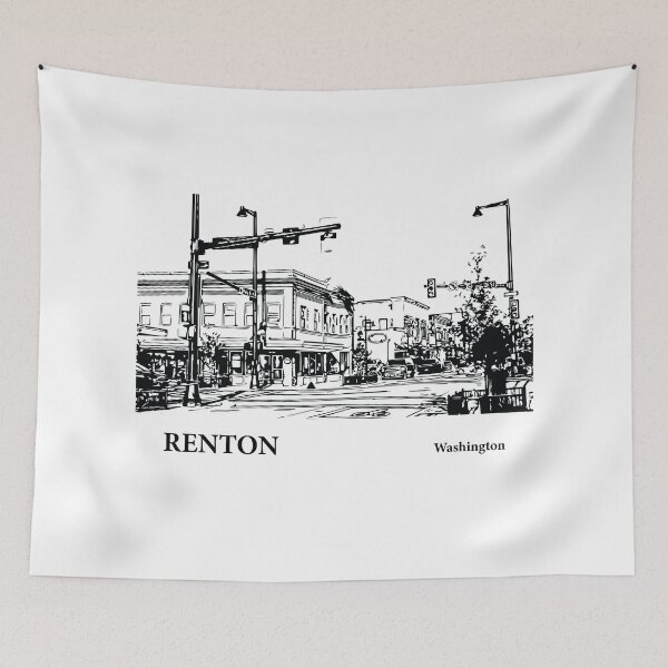Item preview, Renton Washington designed and sold by Lakeric Cityscapes.