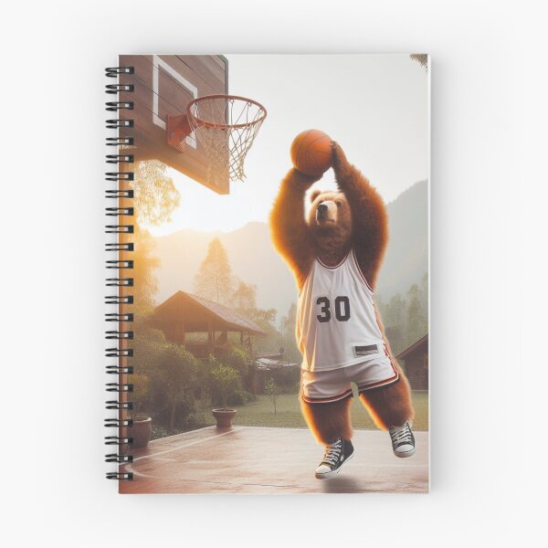 Item preview, Bear doing a jump shot designed and sold by ThePepper603.