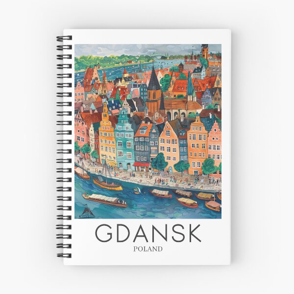 Item preview, A Pop Art Travel Print of Gdansk - Poland designed and sold by StudioRedKoala.