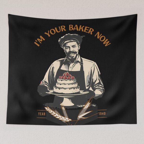 Item preview, + what art: This digital work of a 1940s baker is an investment designed and sold by Artedig.