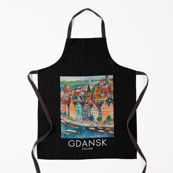 Item preview, A Pop Art Travel Print of Gdansk - Poland designed and sold by StudioRedKoala.