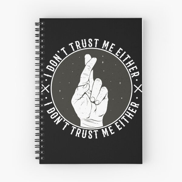 Item preview, Very Cool Looking I Don't Trust Me Either Crossed Fingers designed and sold by DrawHandArt.