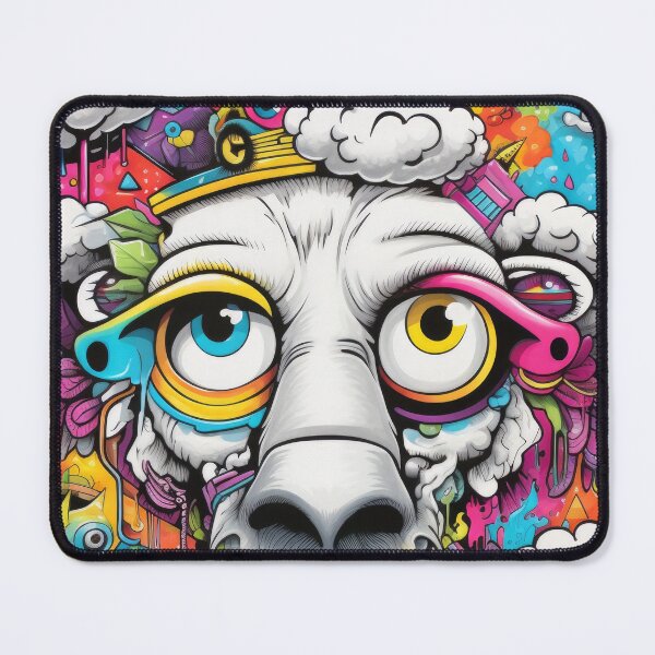 Item preview, Sheep Wallart Graffiti abstract designed and sold by Toms Tee.