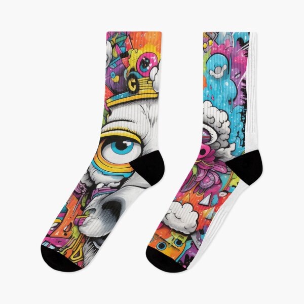 Item preview, Sheep Wallart Graffiti abstract designed and sold by Toms Tee.