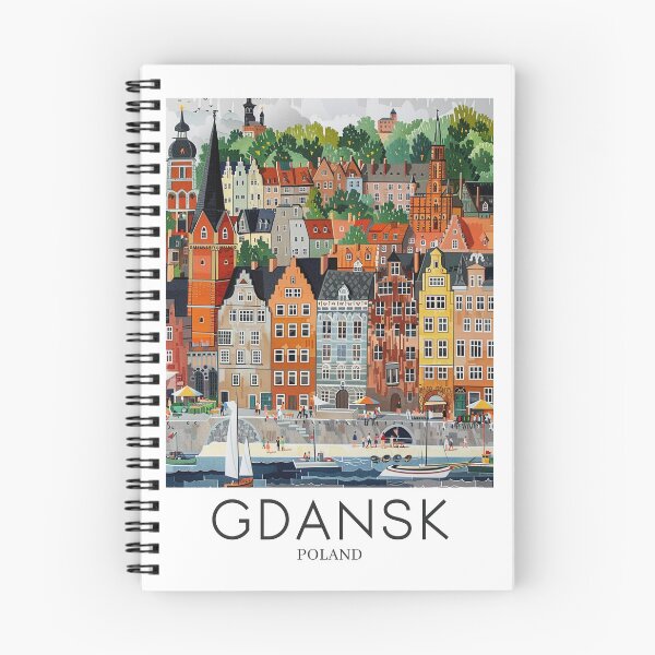 Item preview, A Pop Art Travel Print of Gdansk - Poland designed and sold by StudioRedKoala.