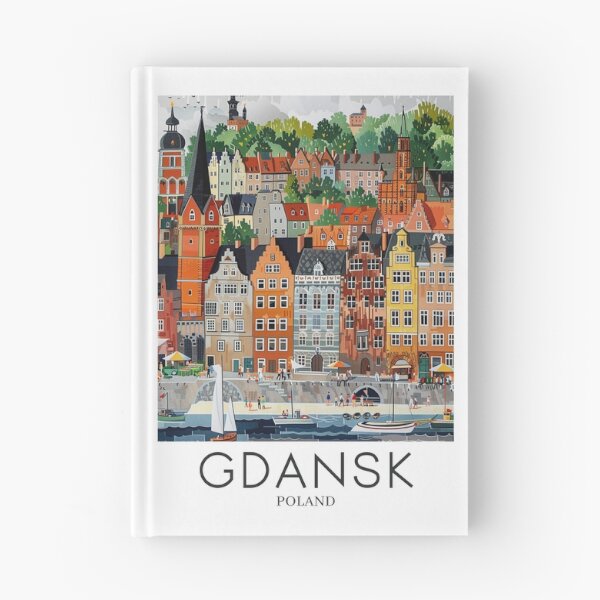 Item preview, A Pop Art Travel Print of Gdansk - Poland designed and sold by StudioRedKoala.