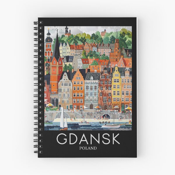 Item preview, A Pop Art Travel Print of Gdansk - Poland designed and sold by StudioRedKoala.