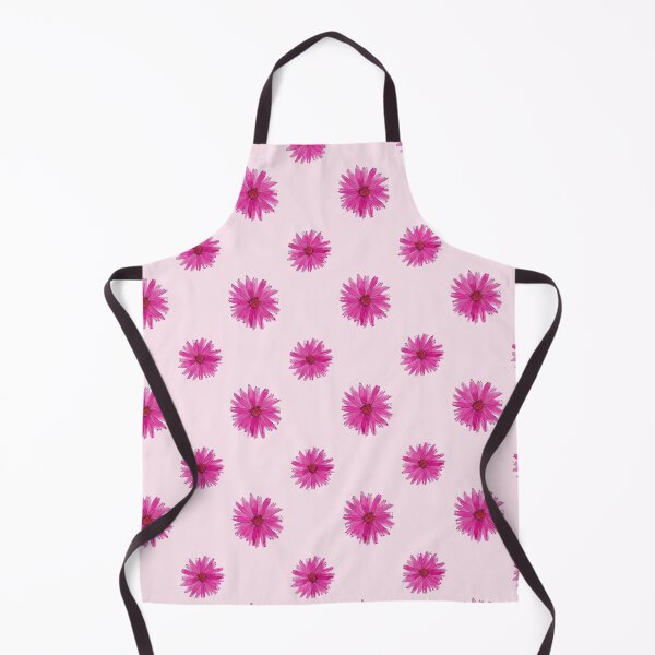 Item preview, Simply Gerberas: Pink half drop watercolor flowers designed and sold by Rebecca Hunter.