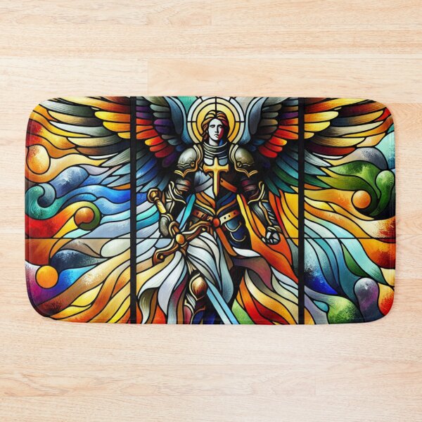 Item preview, Stained Glass Saint Micheal  designed and sold by foilhat.