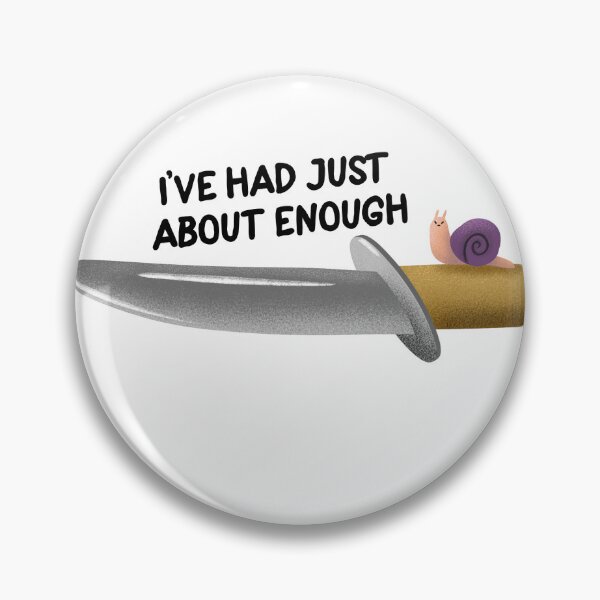Item preview, Snail is FED UP  designed and sold by ArtAttackStudios.