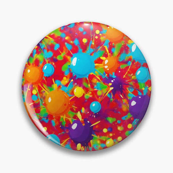 Item preview, Joyous Carnival Splatter Celebration Pattern designed and sold by Tom-Johnson.