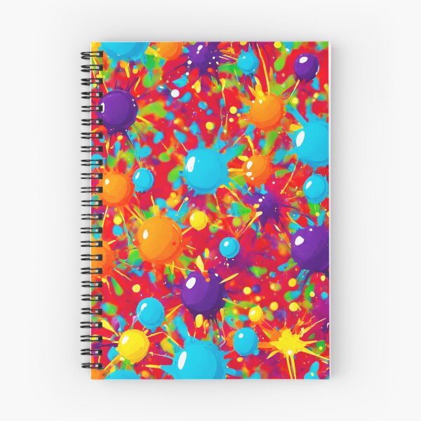 Item preview, Joyous Carnival Splatter Celebration Pattern designed and sold by Tom-Johnson.