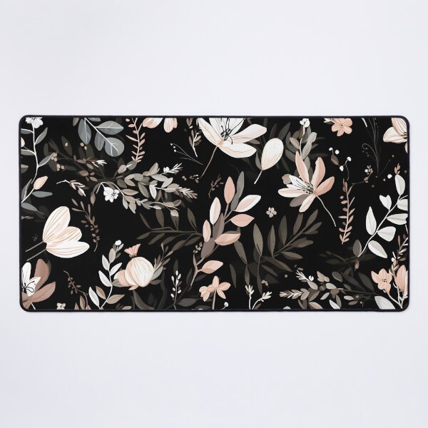 Item preview, Vintage Botanical Deskmat | Green Deskmat | Dark Botanical Mousepad| Aesthetic mousepad, desk pad, desk mat, desk mouse pad, desk mat gaming, large xxl mouse mouse mat pad, gaming mouse pad designed and sold by roundedbunny.