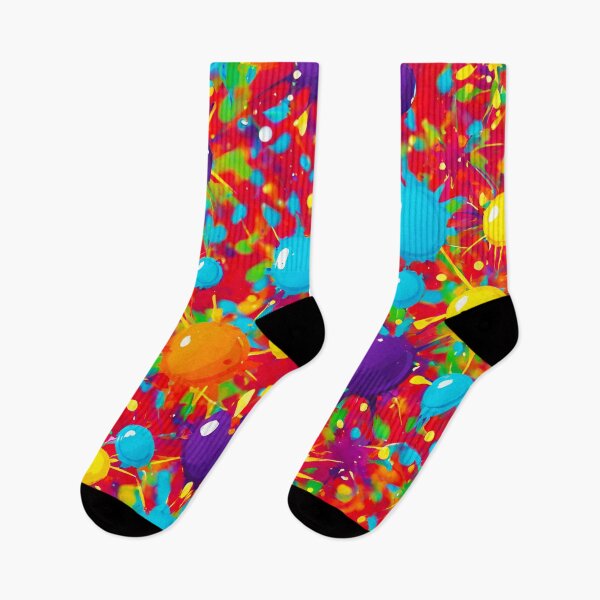 Item preview, Joyous Carnival Splatter Celebration Pattern designed and sold by Tom-Johnson.