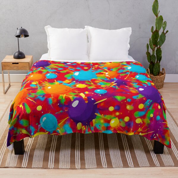Item preview, Joyous Carnival Splatter Celebration Pattern designed and sold by Tom-Johnson.