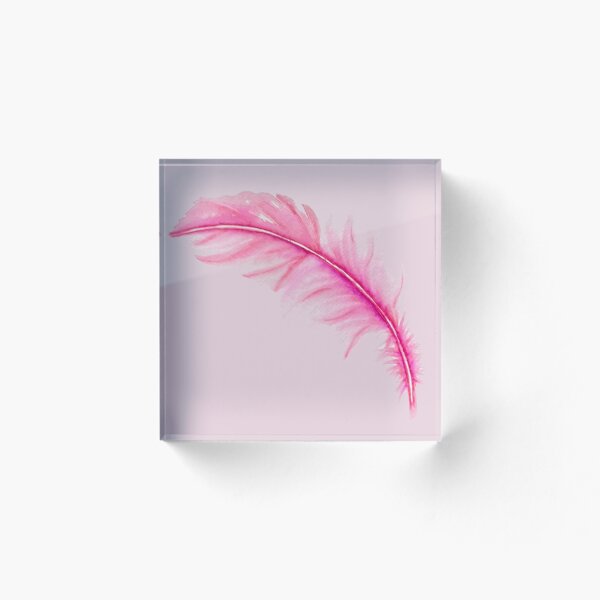Artikelvorschau, Rosa Feder Aquarell entworfen und verkauft von HWCanada.