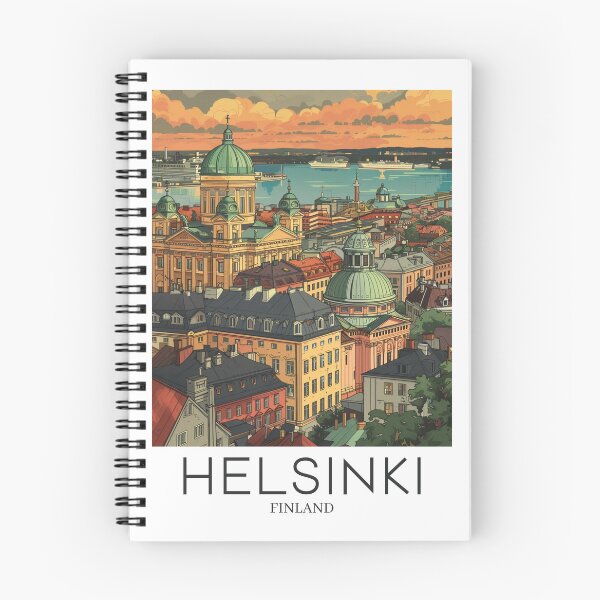 Item preview, A Pop Art Travel Print of Helsinki - Finland  designed and sold by StudioRedKoala.