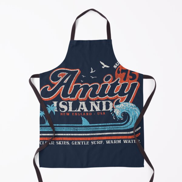 Item preview, Amity Island Retro Worn Out (Universal © UCS LLC) designed and sold by Alema Art.