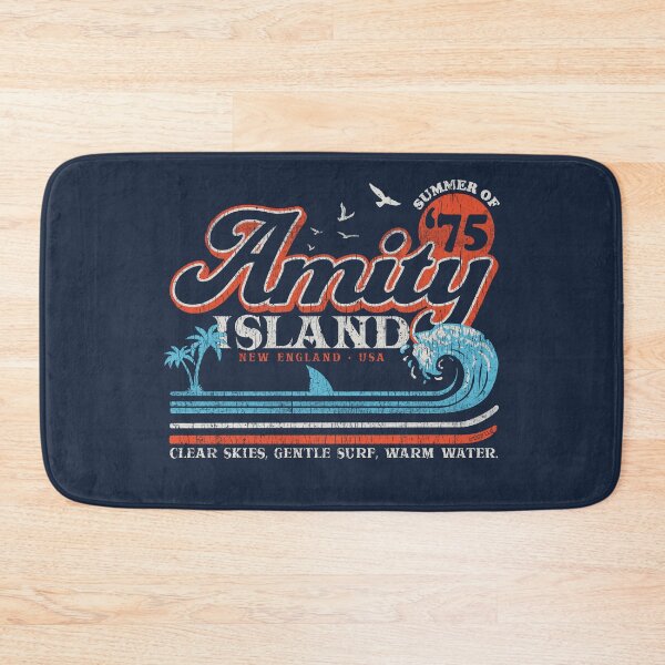 Item preview, Amity Island Retro Worn Out (Universal © UCS LLC) designed and sold by Alema Art.