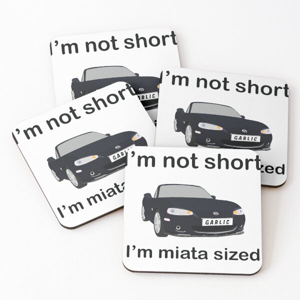 Item preview, im Miata sized Mazda mx-5 miata nbfl Garlicmiot white designed and sold by MossOfTheForest.