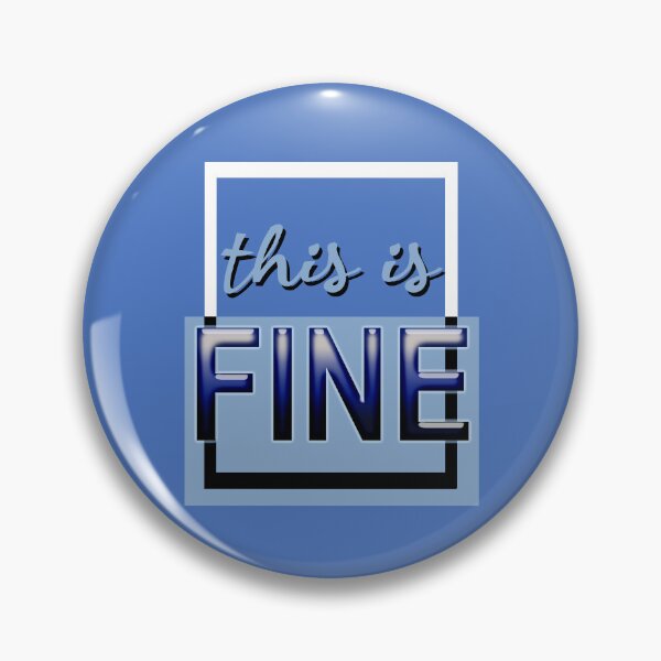 Item preview, This is fine (blue) designed and sold by Sinmara12.