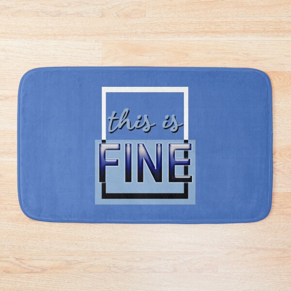 Item preview, This is fine (blue) designed and sold by Sinmara12.